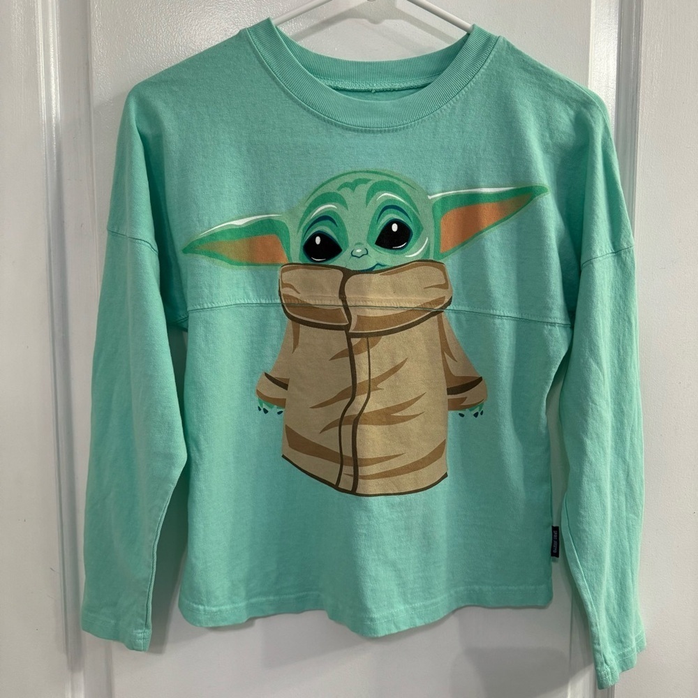 Disney Star Wars The Child Grogu Spirit Jersey Medium Youth Baby Yoda